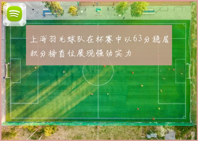 上海羽毛球队在杯赛中以63分稳居积分榜首位展现强劲实力