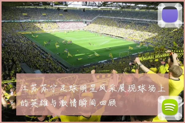 江苏苏宁足球明星风采展现球场上的英雄与激情瞬间回顾